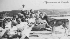 Día de playa (hacia 1960)